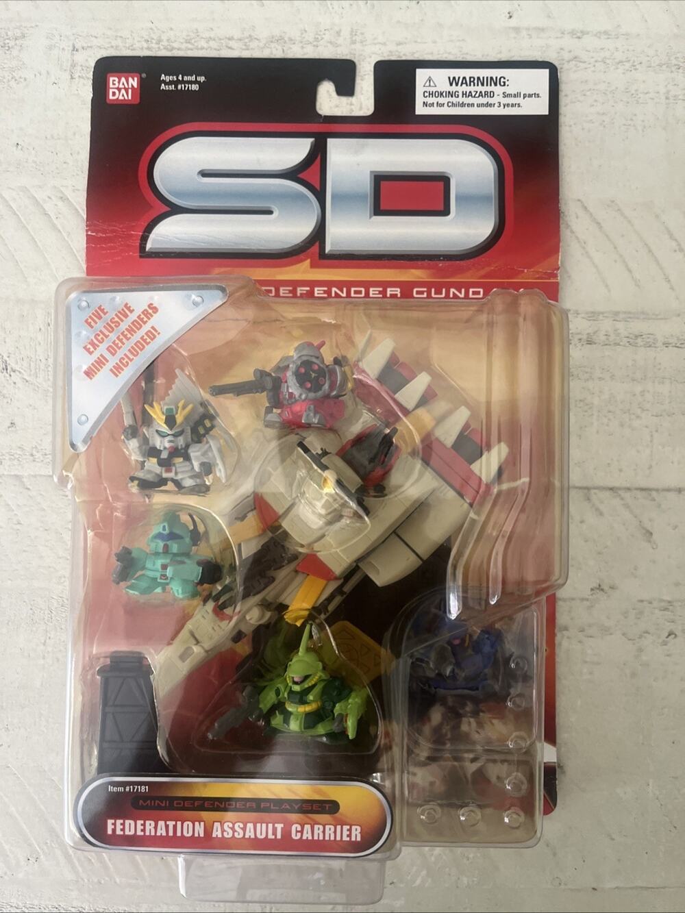 Bandai SD Superior Defender Gundam Federation Assault Carrier Vintage SEALED
